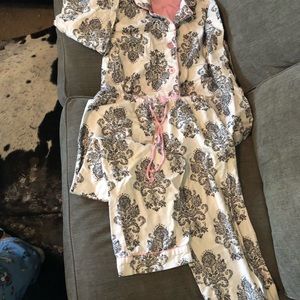 Flannel pajama set